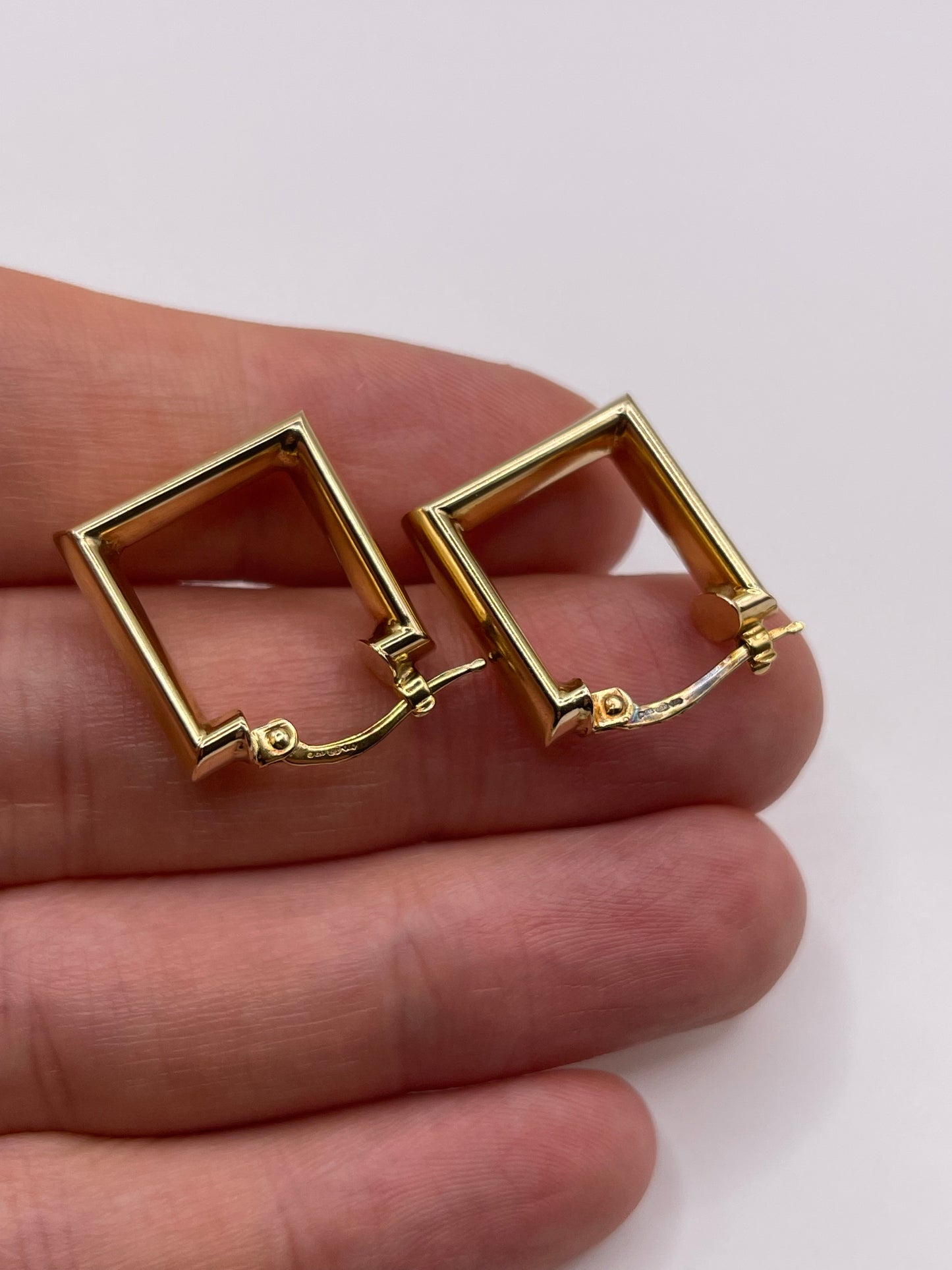 9ct gold Creole earrings