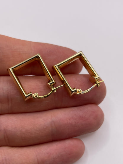 9ct gold Creole earrings