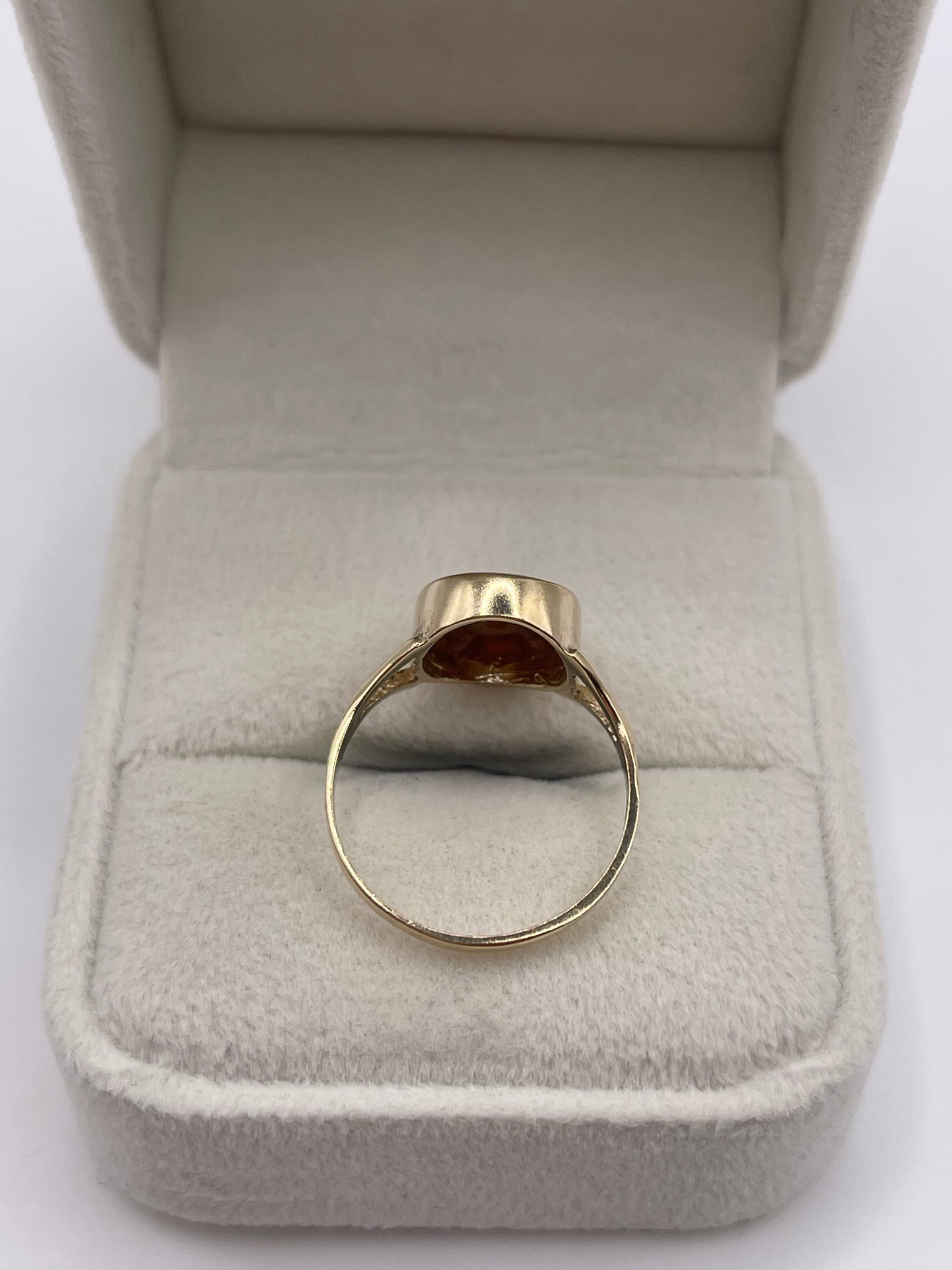 9ct gold blue John ring