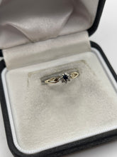 Load image into Gallery viewer, 9ct gold sapphire and diamond ring
