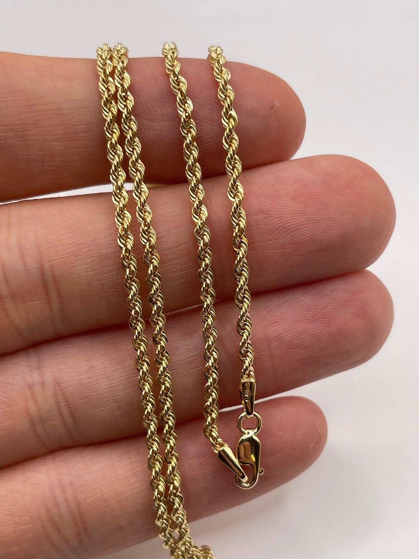 9ct gold chain 344