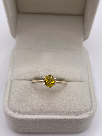 9ct gold sphene ring