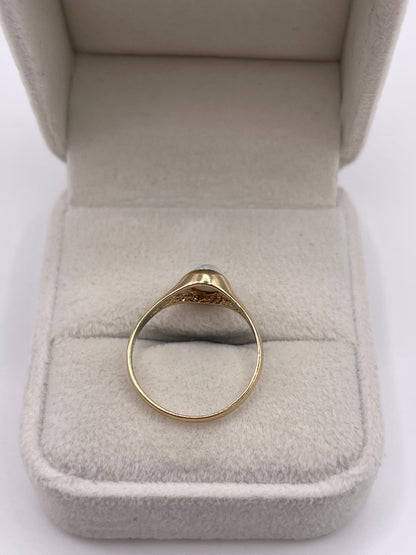 9ct gold opal ring