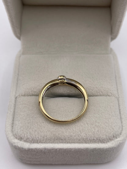 9ct gold diamond ring