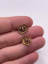 Load image into Gallery viewer, 9ct gold amethyst earrings
