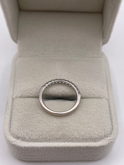 9ct white gold diamond ring