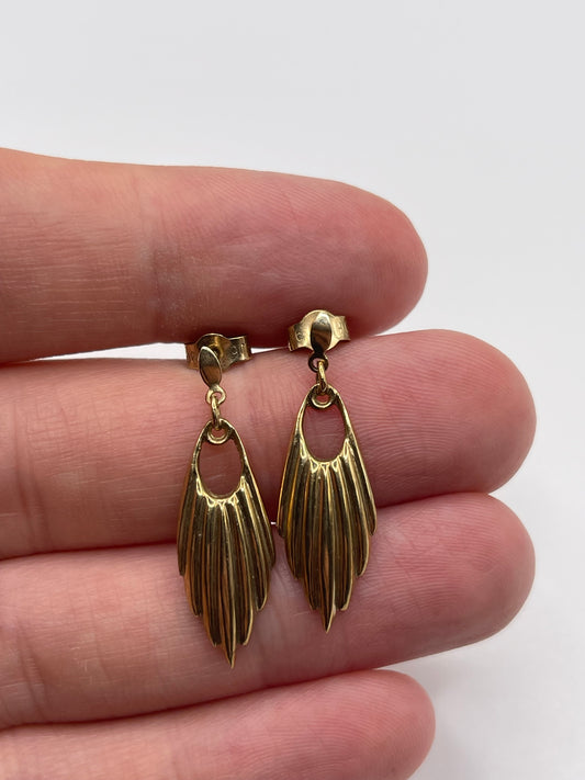9ct gold earrings
