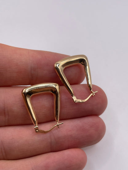 9ct gold Creole earrings