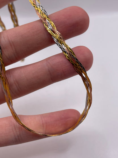 9ct tri gold chain 149
