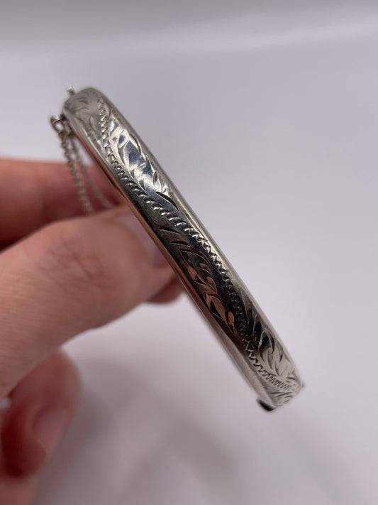 Vintage silver bangle
