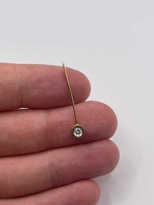 18ct gold diamond pendant
