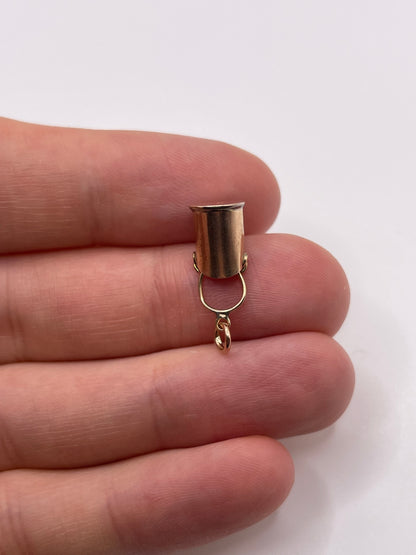 9ct gold coal scuttle charm