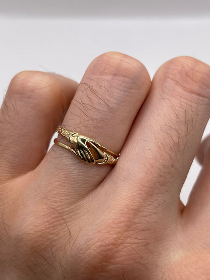 9ct gold Fede ring