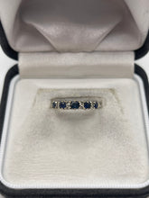 Load image into Gallery viewer, 9ct gold sapphire and diamond ring
