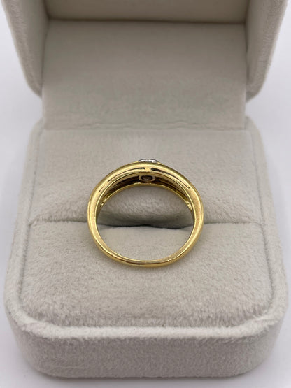 18ct gold diamond ring