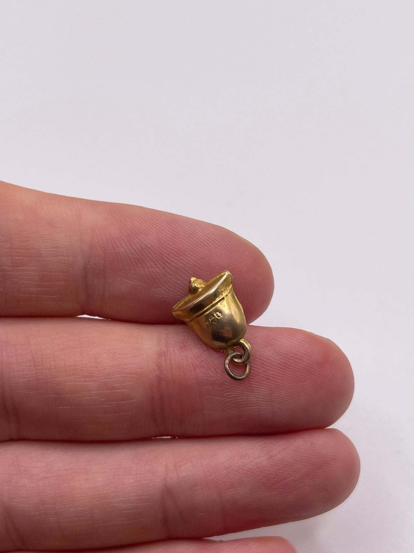 9ct gold bell charm