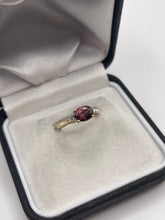 Load image into Gallery viewer, 9ct gold tourmaline and zircon ring
