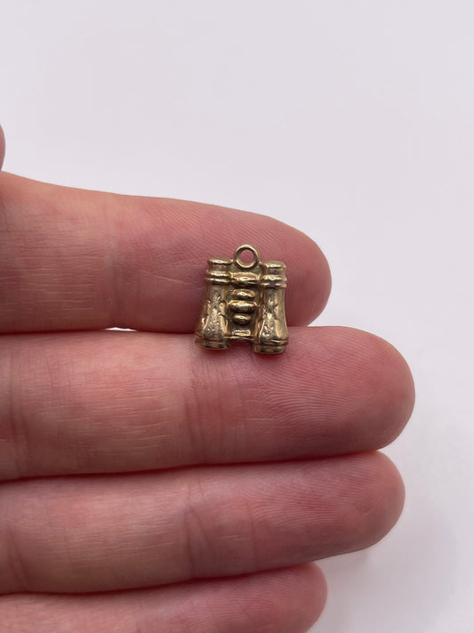 9ct gold binoculars charm
