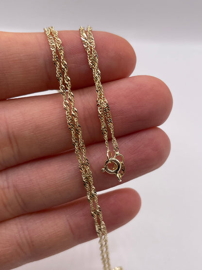 9ct gold chain 377