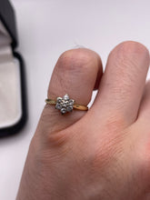 Load image into Gallery viewer, 18ct gold diamond cluster ring
