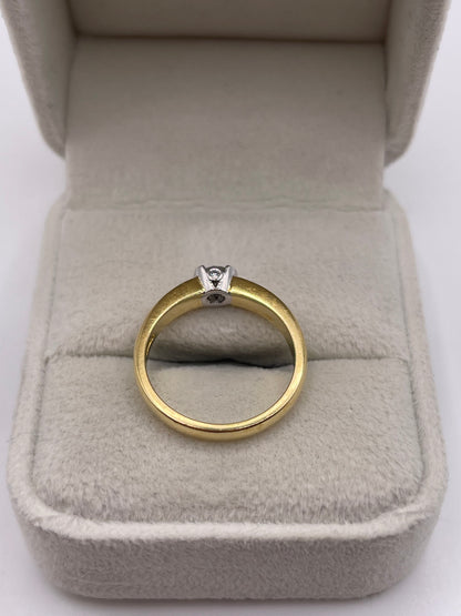18ct gold diamond ring