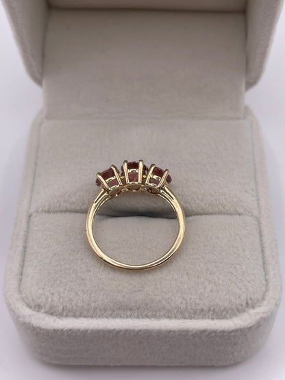9ct gold tourmaline ring