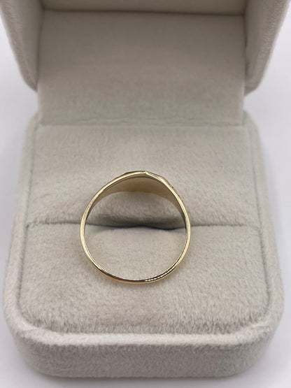 9ct gold signet ring