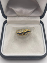 Load image into Gallery viewer, 18ct gold sapphire and diamond ring
