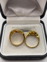 Load image into Gallery viewer, 14ct gold diamond ring set
