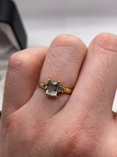 Load image into Gallery viewer, 9ct gold aquamarine ring
