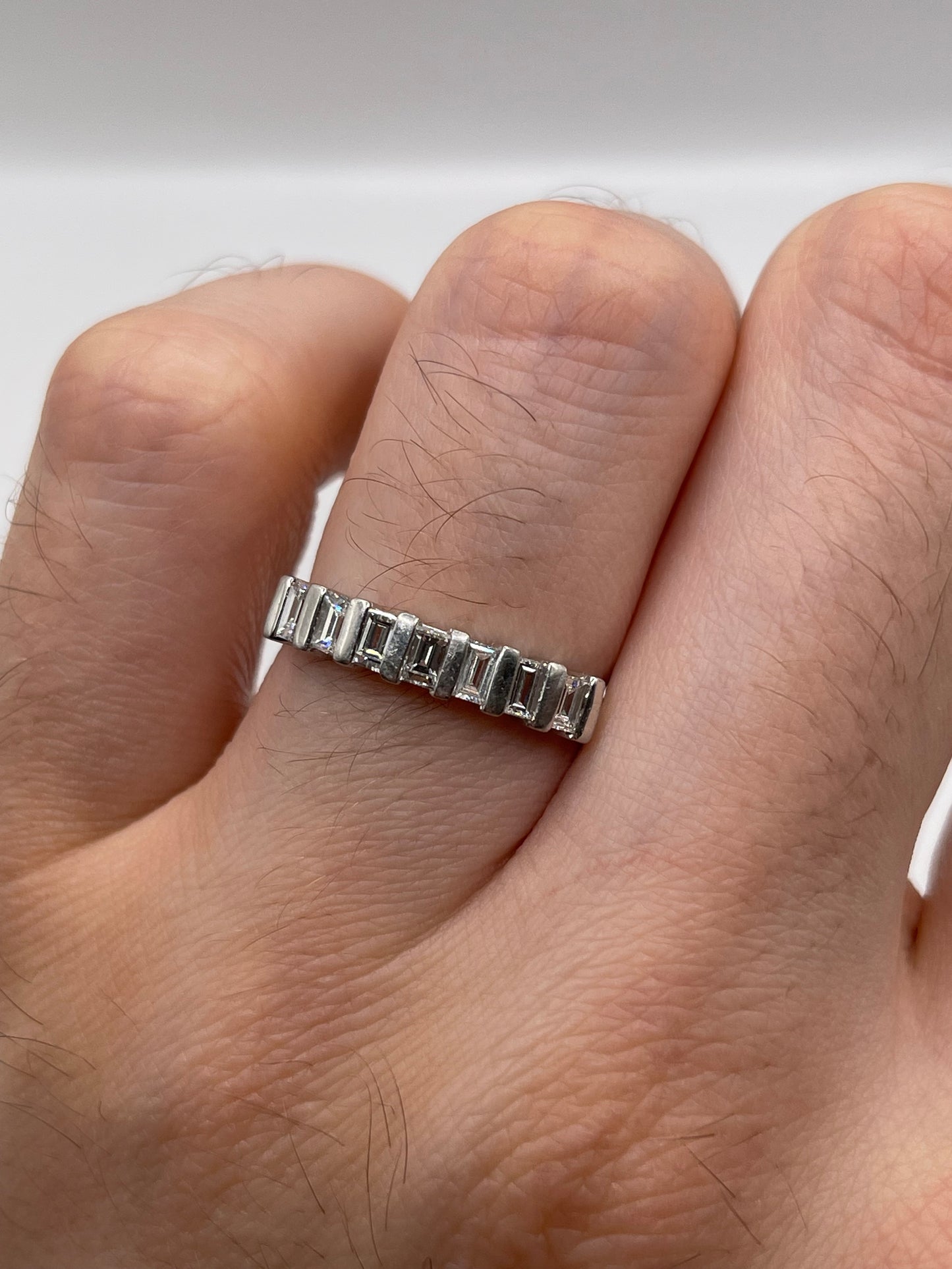 Platinum diamond ring