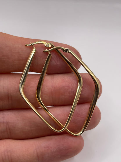 9ct gold Creole earrings