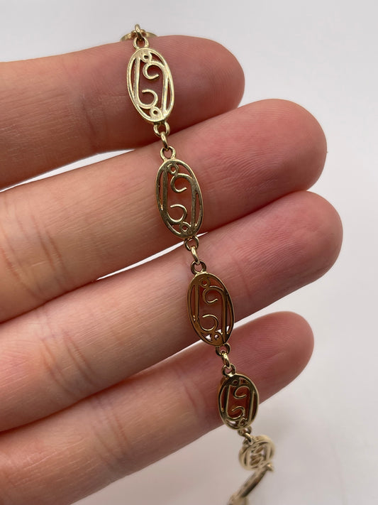 9ct gold bracelet