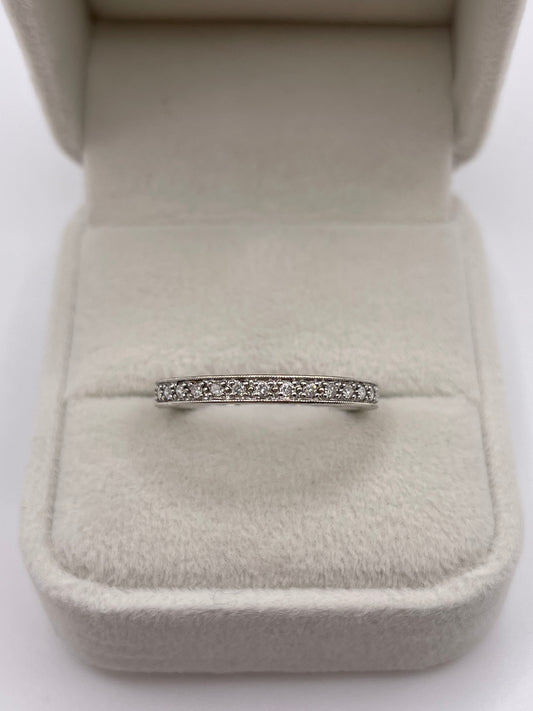 9ct white gold diamond eternity ring