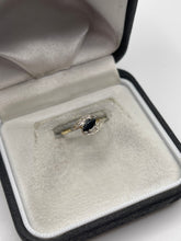 Load image into Gallery viewer, 9ct gold sapphire and diamond ring
