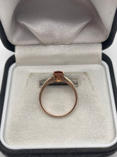 Load image into Gallery viewer, 9ct rose gold tourmaline and zircon ring
