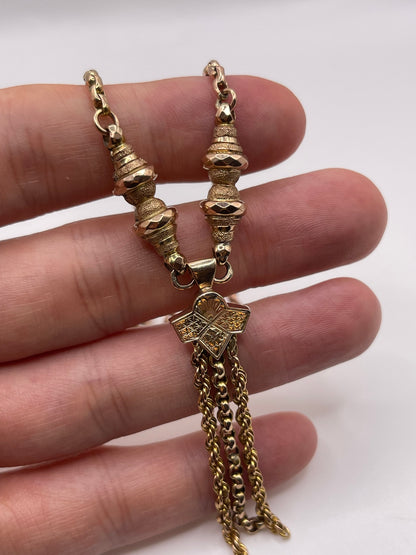 9ct rose gold chain 204