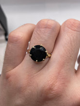 Load image into Gallery viewer, 14ct rose and yellow gold sapphire ring
