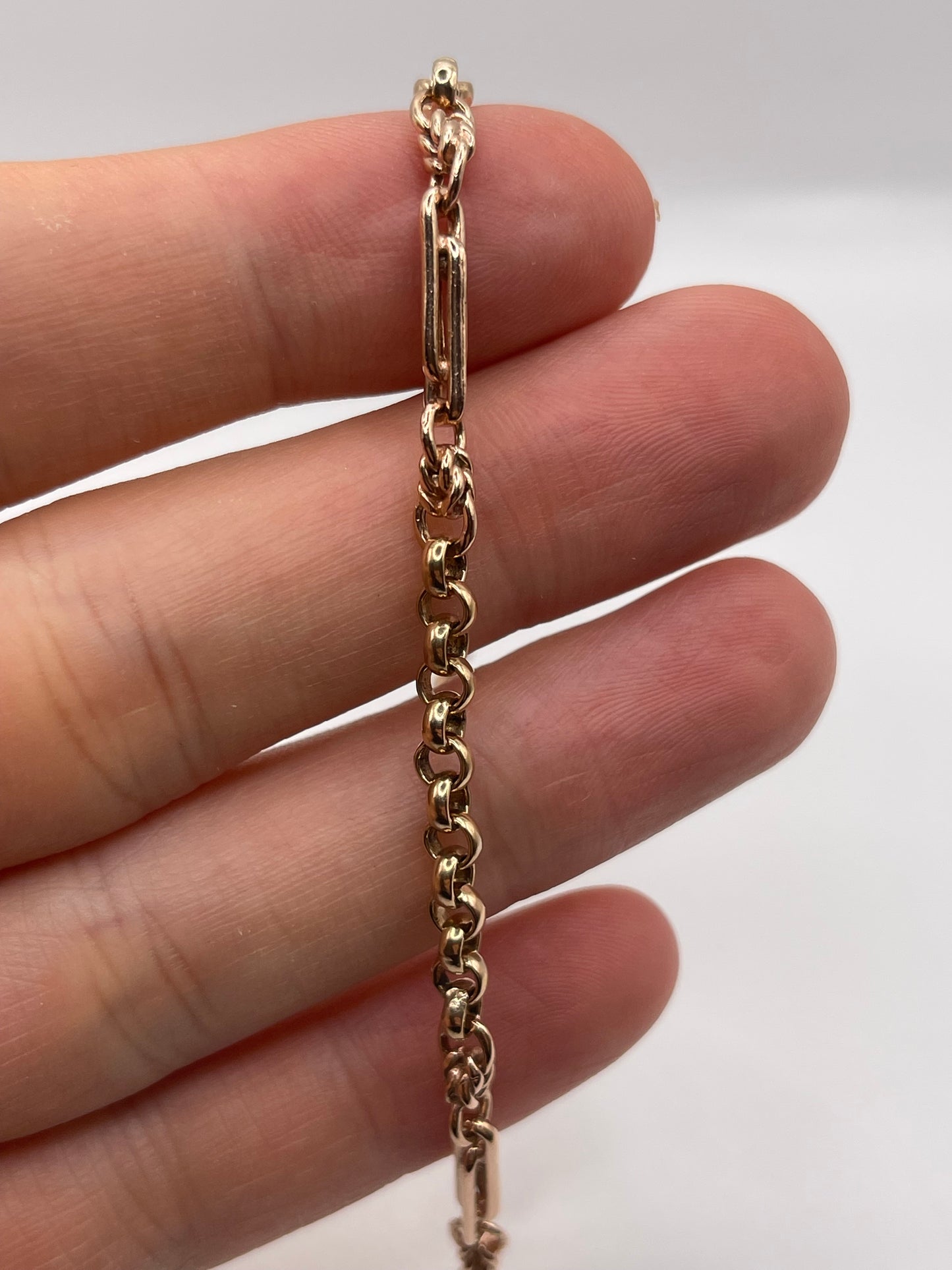 9ct rose gold bracelet
