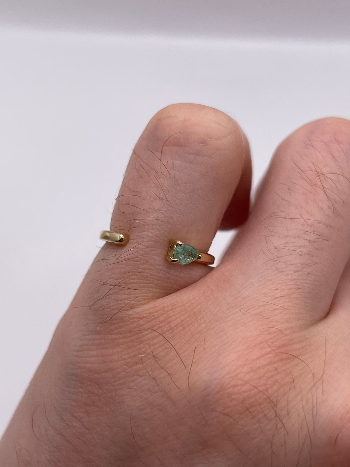 9ct gold tourmaline ring