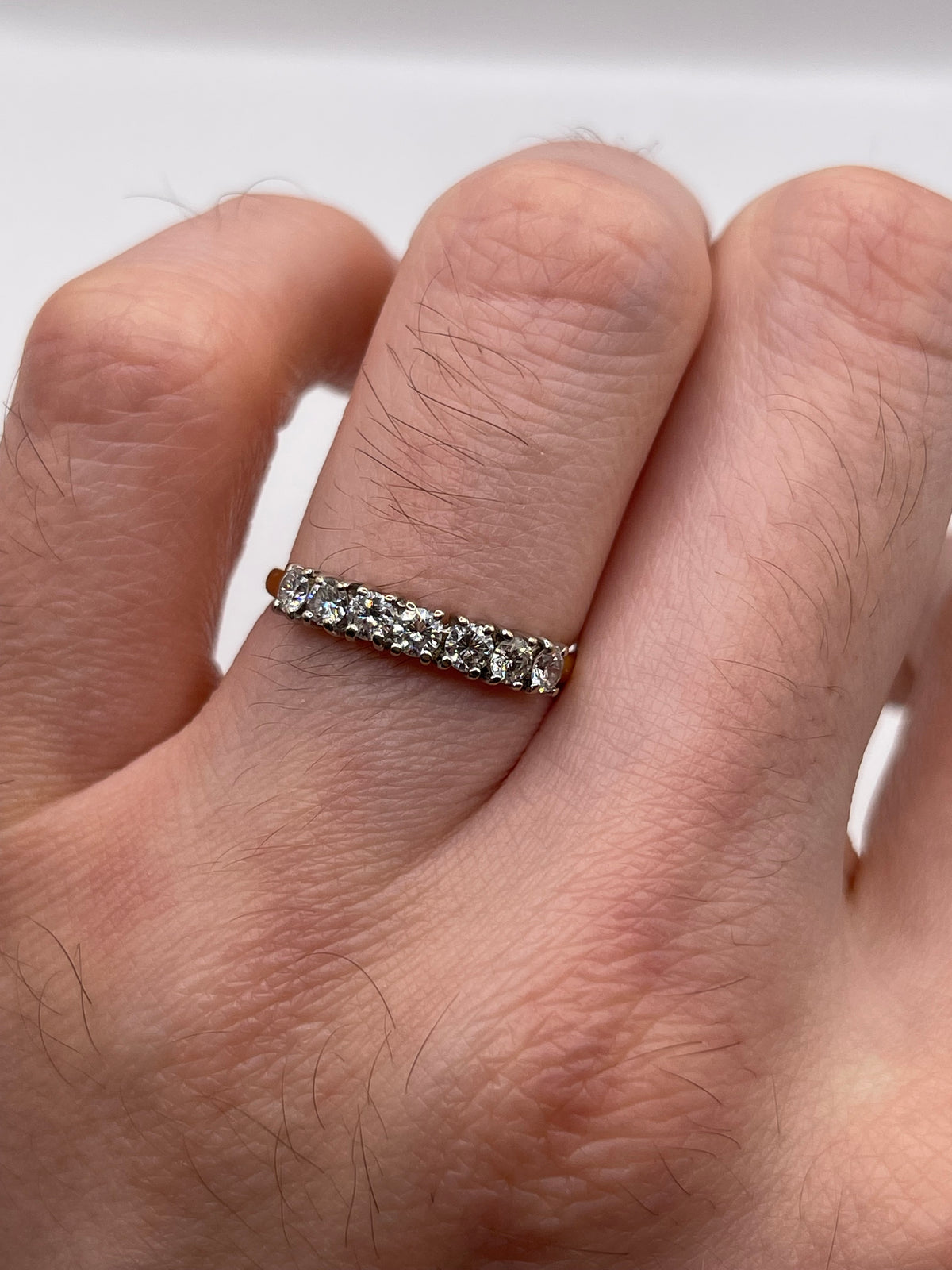 18ct gold diamond ring