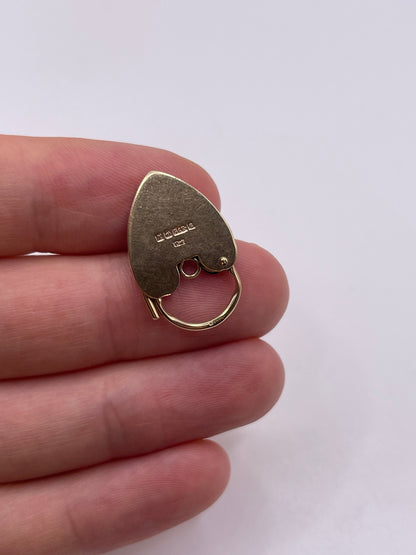 9ct gold padlock 18