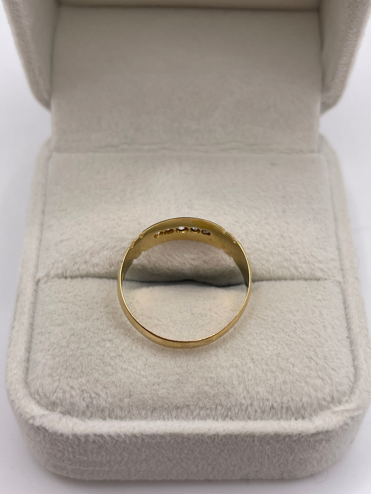 Antique 18ct gold diamond ring