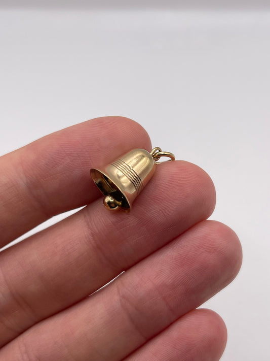 9ct gold bell charm