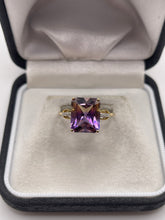 Load image into Gallery viewer, 9ct gold ametrine and diamond ring
