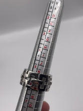 Load image into Gallery viewer, 9ct white gold diamond link ring
