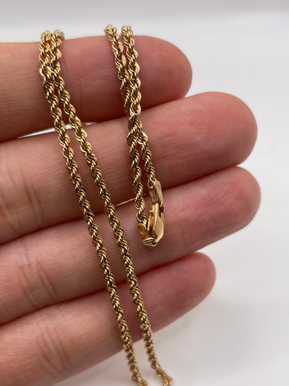 9ct gold chain 233