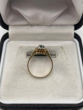 Load image into Gallery viewer, 9ct gold topaz and diamond ring
