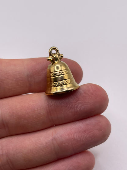 9ct gold bell charm