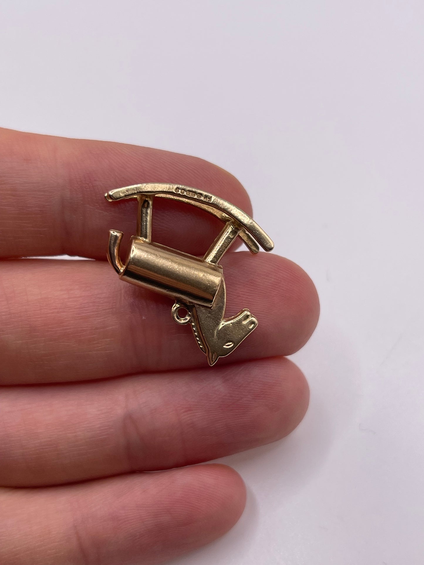 9ct gold rocking horse charm